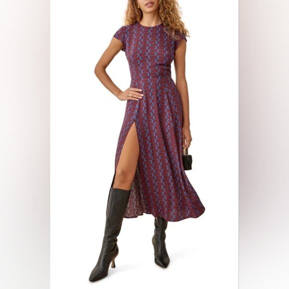 Reformation Dresses & Skirts - Reformation Gavin Dress Marooned Size Womens 0